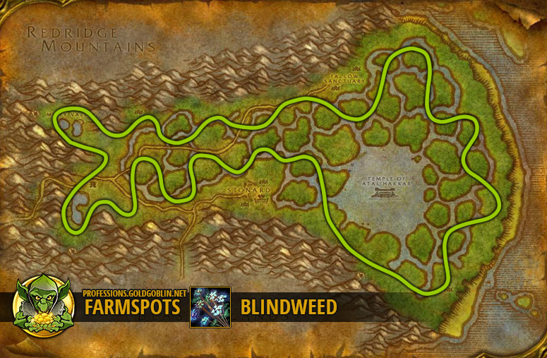 Blindweed wow classic где фармить