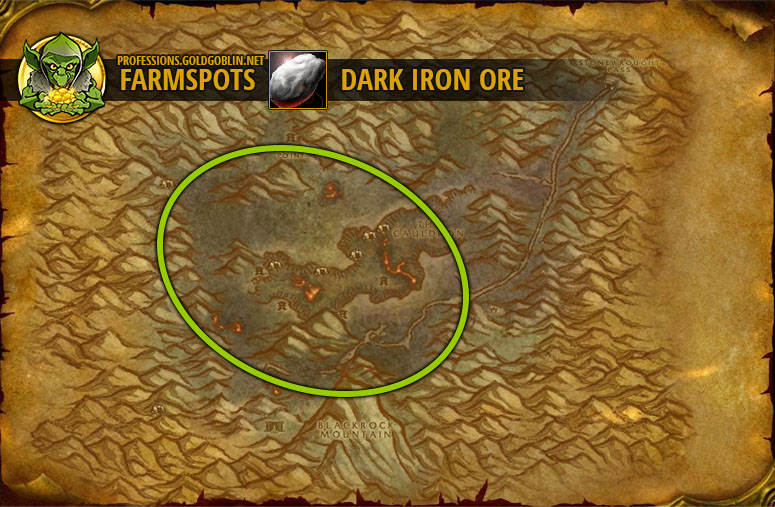 Wow Farming Dark Iron Ore World Of Warcraft Classic Farm Guide