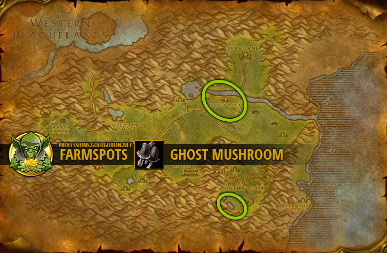 WoW Farming Ghost Mushroom - World of Warcraft Classic Farm Guide.