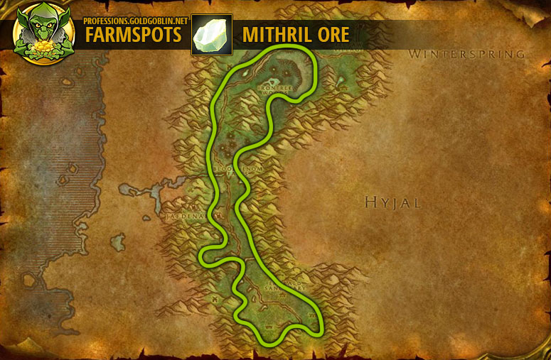 classic farming mithril ore felwood