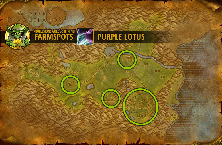 classic farming purple lotus hinterlands