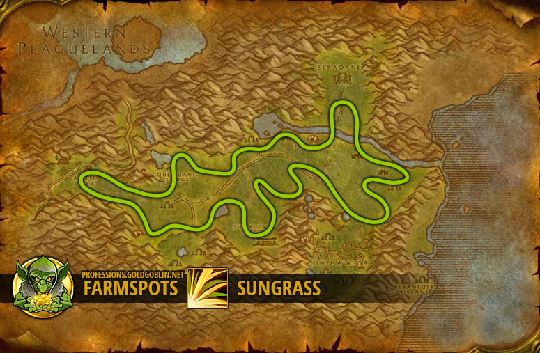 WoW Farming Sungrass - World of Warcraft Classic Farm Guide.