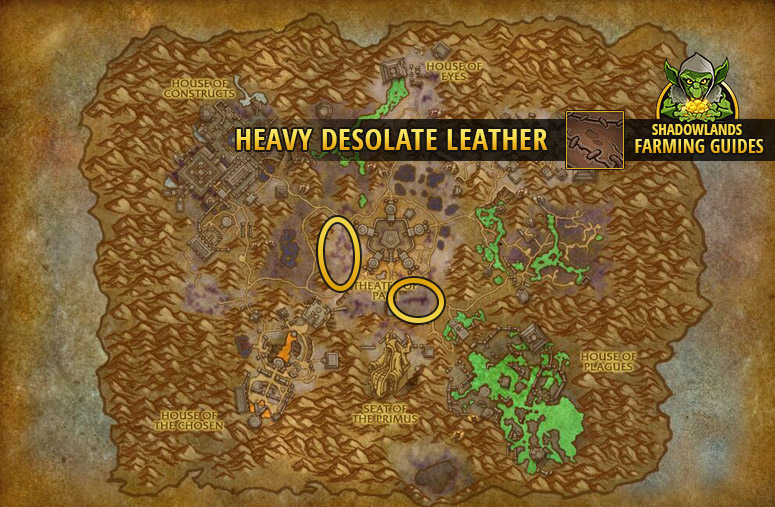 Farmspot for Heavy Desolate Leather in Maldraxxus