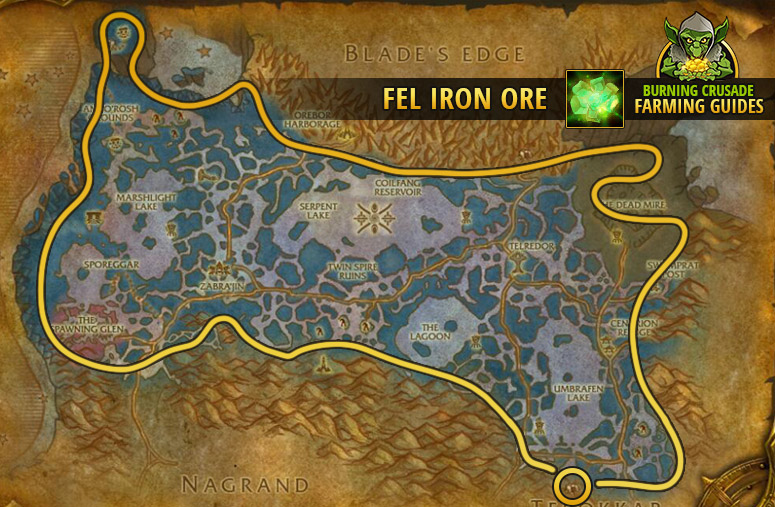 wow eternium ore farming 5.4.8