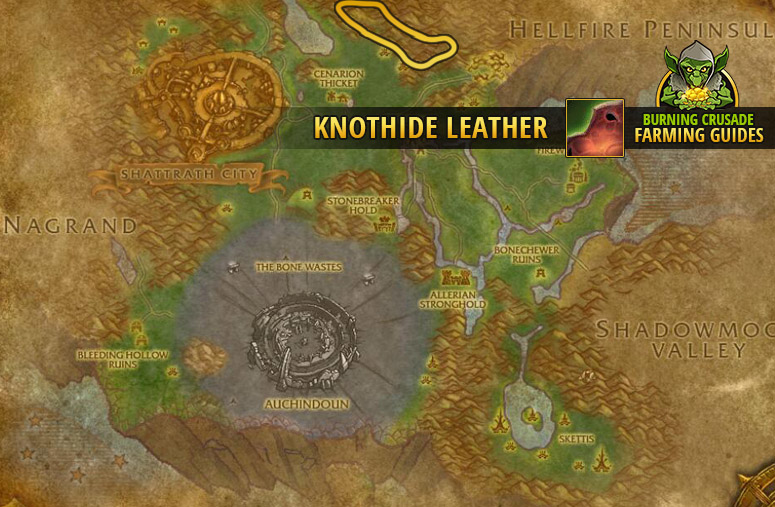 WoW Farming Knothide Leather - Burning Crusade Classic Farm Guide ...